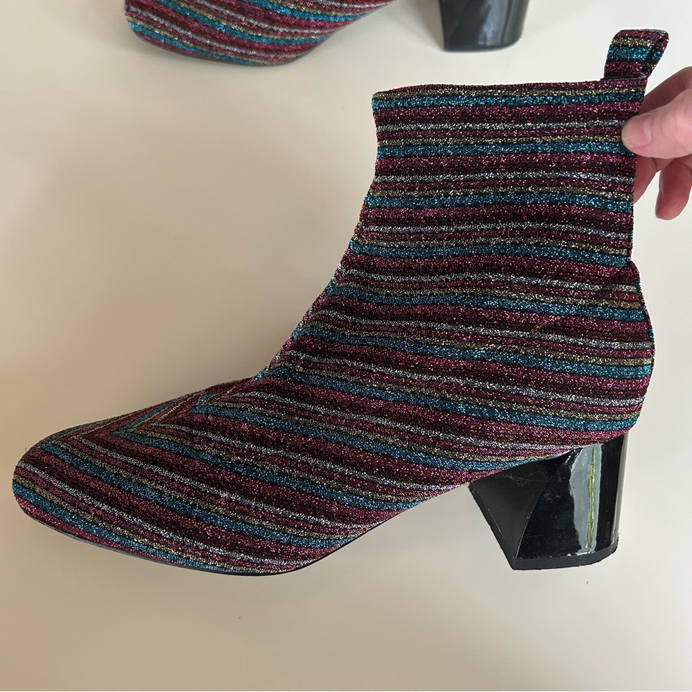 Asos Design Rainbow Sock Boots View 2